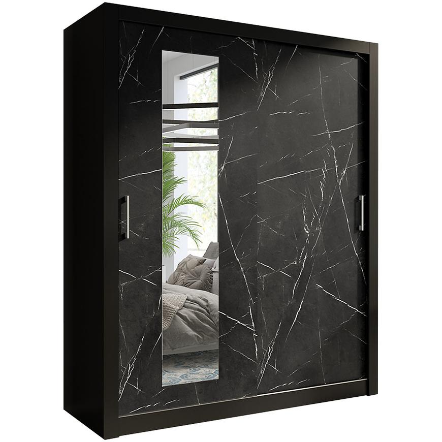 Skriňa In box 2 180 black/black royal
