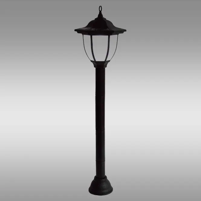 Solárny lampa stĺp AR VO2795 čierna LP1