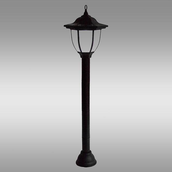 Solárny lampa stĺp AR VO2795 čierna LP1
