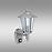 Nástenná lampa Jupiter s pohybovým senzorom VO1961 chróm KG1
