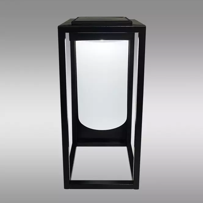 Nástenná solárna lampa  Pati VO2853 čierna/biela K1