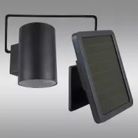 Nástenná solárna lampa  Lampada VO2840 čierna K1