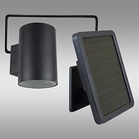 Nástenná solárna lampa  Lampada VO2840 čierna K1