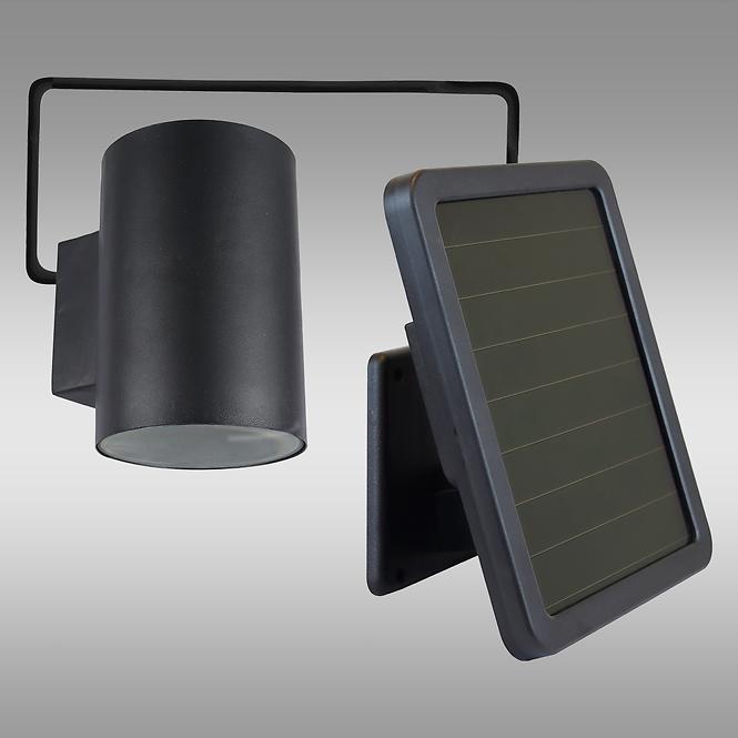 Nástenná solárna lampa  Lampada VO2840 čierna K1
