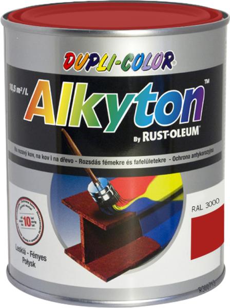 Alkyton leskly 7765 červený RAL 3000 750 ml