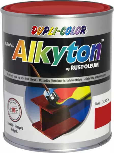 Alkyton lesklý 7765 červený RAL 3000 750 ml