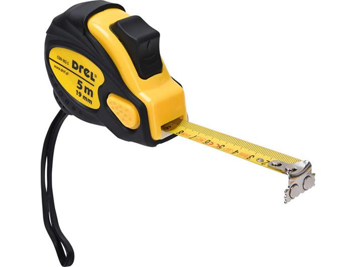 Drel Zvinovací Meter Oceľový 5Mx19MM CON-MZ-5
