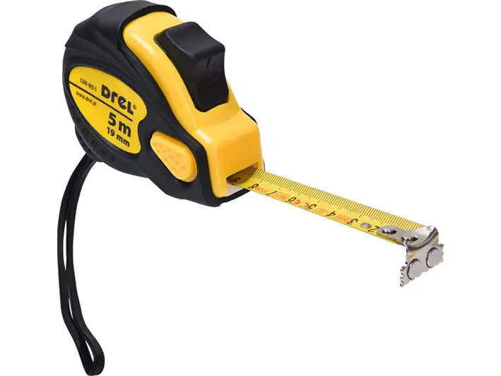 Drel Zvinovací Meter Oceľový 5Mx19MM CON-MZ-5,2