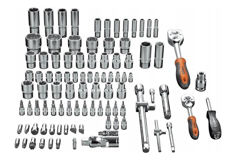 Sada nástrčných kľúčov Neo 1/4", 1/2" 86 ks 08-664,2