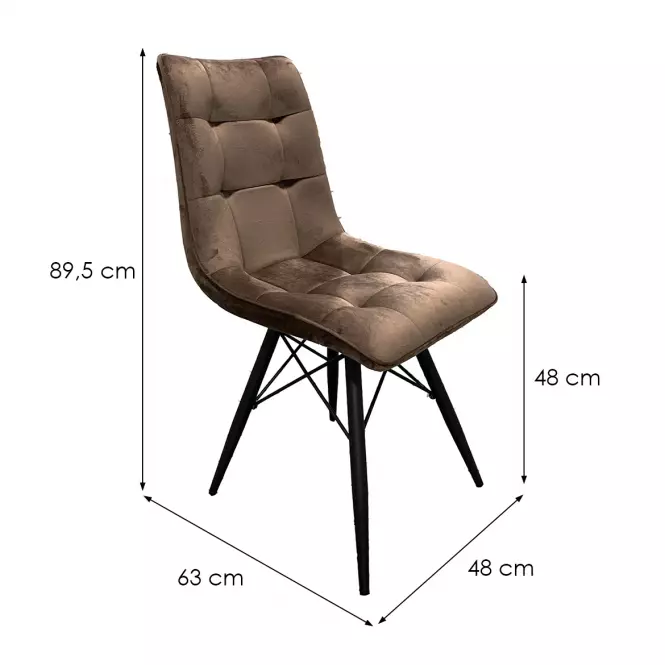 Stolička Factory Brown G062-8,2