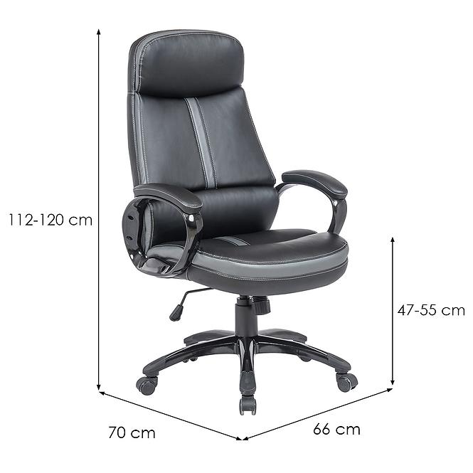 Kancelárska stolička Nixon Mlm-611283 sivá /svetlo sivá