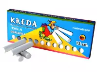 Okrúhle biele kriedy 12 ks CON-KZ-MB12