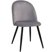 Stolička Rill 80107b-v8 sivá/čierna