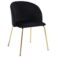 Stolička Pure 80107k čierna/zlatá