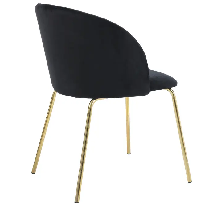 Stolička Pure 80107k čierna/zlatá,5