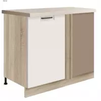 Skrinka do kuchyne Favorit 24d l white