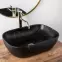 Umývadlo na dosku Belinda Black Marble Mat,3