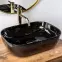 Umývadlo na dosku Belinda Black Marble Shiny,3