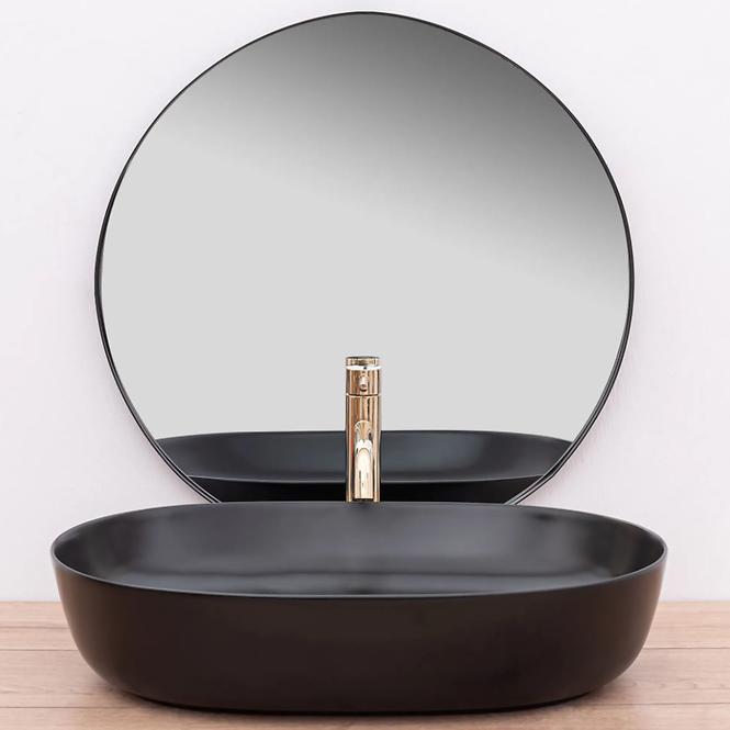 Umývadlo na dosku Cleo 61 Black Matt,5