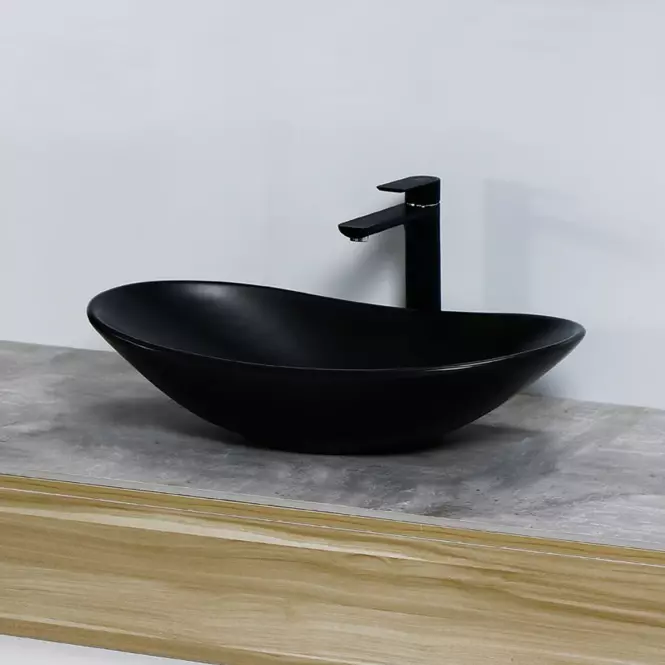 Umývadlo na dosku Royal Black Matt