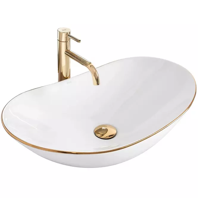 Umývadlo na dosku Royal Gold Edge