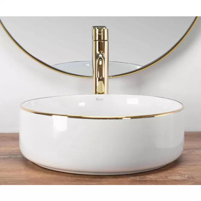 Umývadlo na dosku Sami Gold Edge