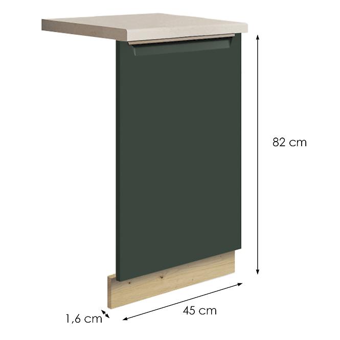 Dvierka na umývačku Glamour zm 45 green,2