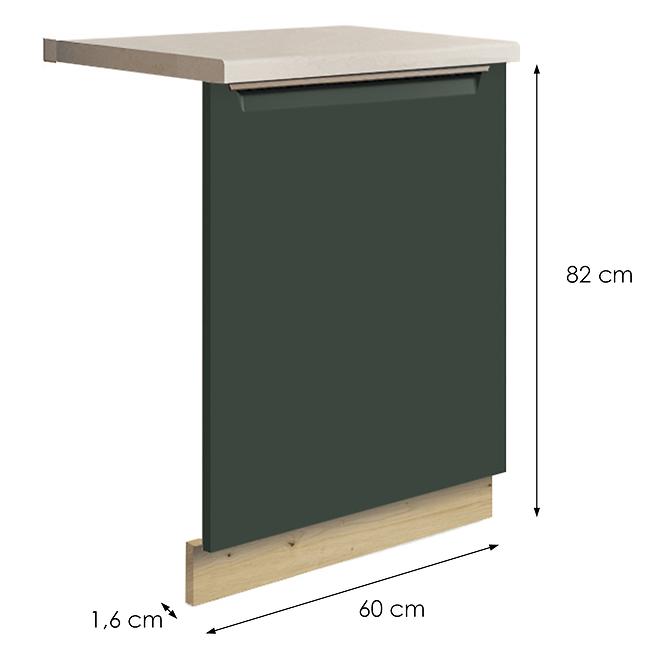 Dvierka na umývačku Glamour zm 60 green,2