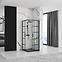 Sprchový kút Concept black 80x80x190,4