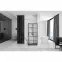 Sprchový kút Concept black 100x80x190,3