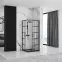 Sprchový kút Concept black 100x80x190,4