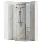 Sprchový kút Diamond gold 90x90x195
