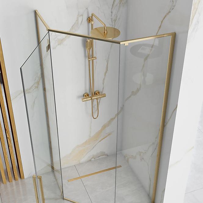 Sprchový kút Diamond gold 90x90x195