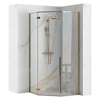 Sprchový kút Diamond gold 80x80x195