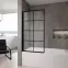 Vaňová zástena Lagos-1 Black 70x140,2