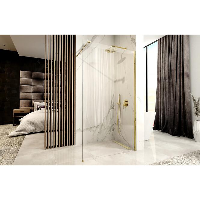 Sprchová stena Walk-In Aero Gold 120x195,3