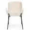 Stolička K477 tkanina boucle/kov krém 58x58x89,4
