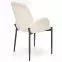 Stolička K477 tkanina boucle/kov krém 58x58x89,6