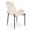 Stolička K477 tkanina boucle/kov krém 58x58x89,8