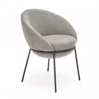 Stolička K482 tkanina/kov popol 61x59x78