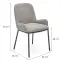 Stolička K481 tkanina/kov popol 54x60x83,10