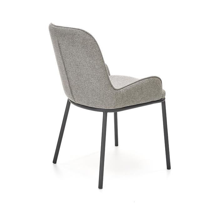 Stolička K481 tkanina/kov popol 54x60x83