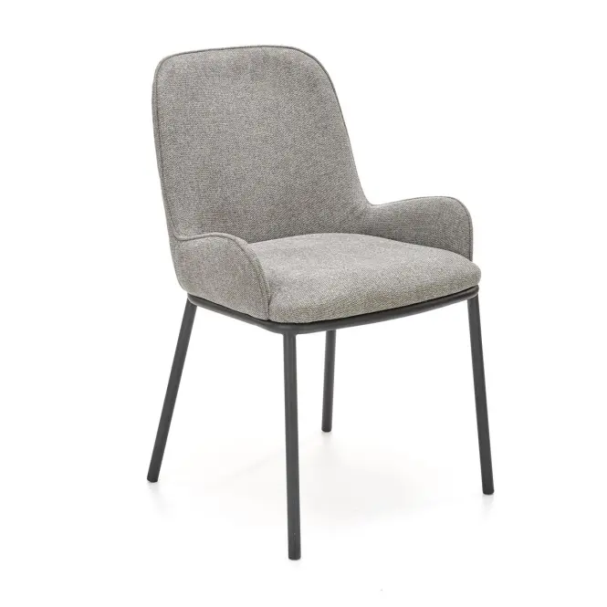 Stolička K481 tkanina/kov popol 54x60x83,5