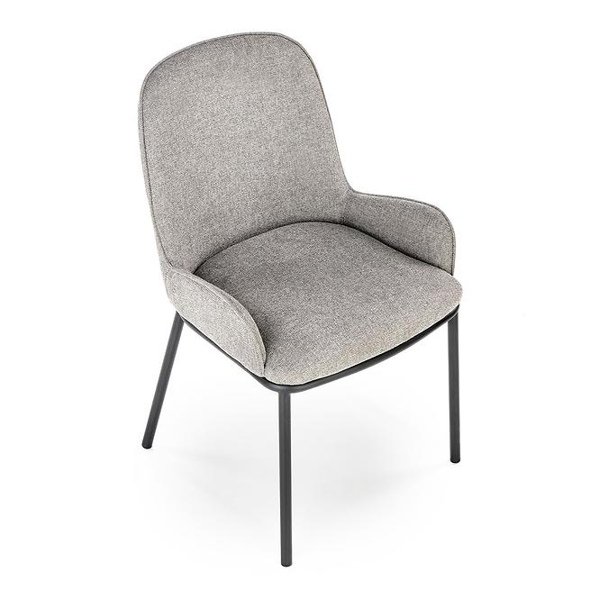 Stolička K481 tkanina/kov popol 54x60x83