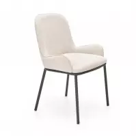 Stolička K481 tkanina/kov béž 54x60x83