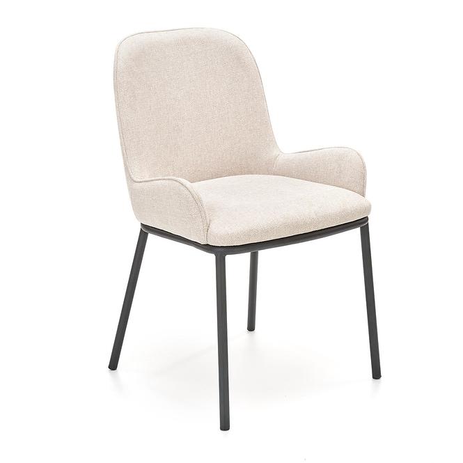Stolička K481 tkanina/kov béž 54x60x83,5