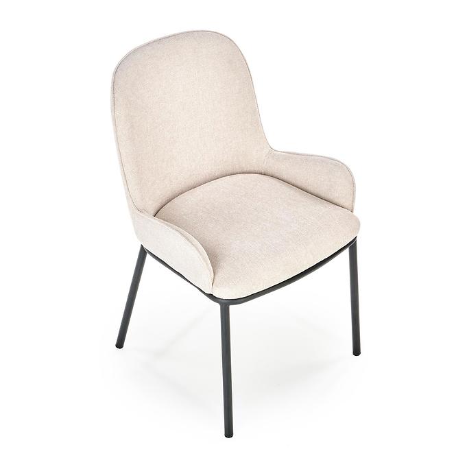Stolička K481 tkanina/kov béž 54x60x83,6