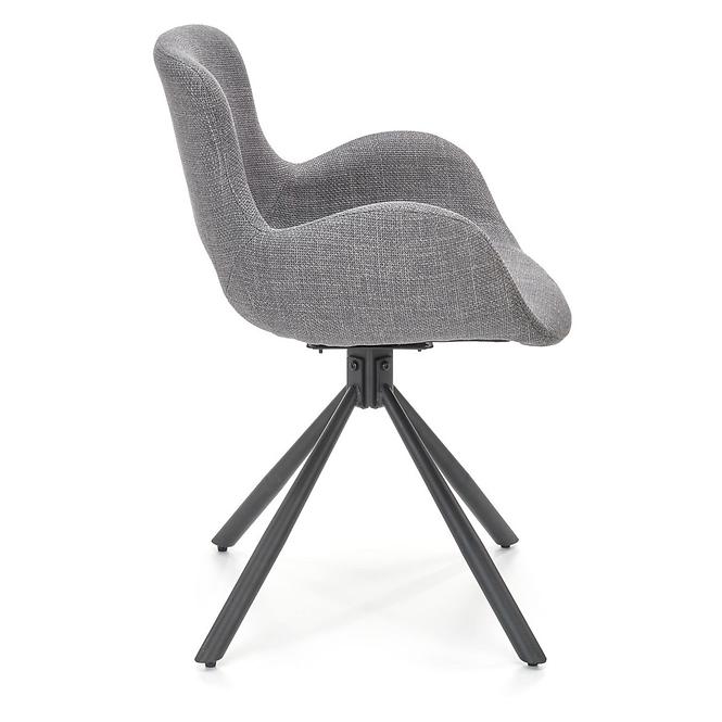 Stolička K475 tkanina/kov popol 59x58x81,6