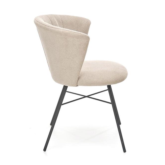 Stolička K459 tkanina/kov béž 60x59x79