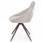 Stolička K431 tkanina/kov svetlý popol 55x54x84,3